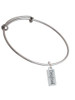 Delighted Rectangle Charm Bangle Bracelet