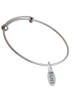 Bliss Oval Charm Bangle Bracelet