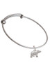 3-D Bear Charm Bangle Bracelet