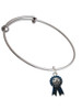 Best in Show Blue Ribbon Charm Bangle Bracelet