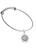 Sun Charm Bangle Bracelet