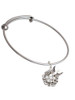 Birds Nest with Eggs Charm Bangle Bracelet