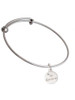 Te Quiero Disc Charm Bangle Bracelet