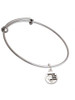 Small I Love You to the Moon Charm Bangle Bracelet