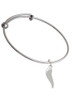 Good Luck Italian Horn Charm Bangle Bracelet