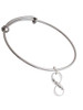 Te Quiero Infinity Sign Charm Bangle Bracelet