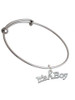 Large ''It's a Boy'' Charm Bangle Bracelet