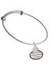 Keep Calm Godmother is Here Charm Bangle Bracelet