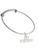 Large Je T'aime Charm Bangle Bracelet