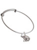 Elephant with Baby Charm Bangle Bracelet