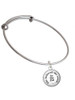 Domed She Believed She Could So She Did Charm Bangle Bracelet