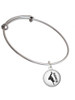 Domed Hip Hop Handstand Dance Charm Bangle Bracelet