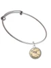 Domed Music - Trombone Charm Bangle Bracelet