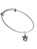 Starfish Spinner Charm Bangle Bracelet