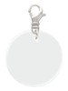 Acrylic 1" Disc Imitation Pearl Clip On Charm