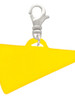 Acrylic 1.25" Yellow Megaphone Clip On Charm