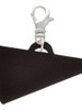 Acrylic 1.25" Black Megaphone Clip On Charm
