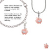 Resin Flying Pink Pig Clip On Charm