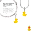 Resin Yellow Ducky Clip On Charm