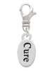 Cure in oval Clip On Charm