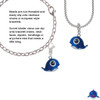 Resin Blue Baby Whale Clip On Charm