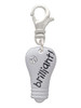 Resin Brilliant Light Bulb Clip On Charm