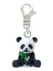 Resin Panda Bear Clip On Charm