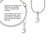 Number - 3 - Clip On Charm