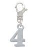 Number - 4 - Clip On Charm