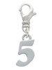 Number - 5 - Clip On Charm