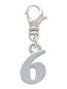 Number - 6 - Clip On Charm