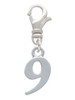 Number - 9 - Clip On Charm