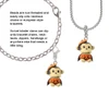 Resin Monkey in Pumpkin Costume Clip On Charm