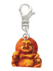 Resin Laughing Buddha Clip On Charm