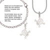 Acrylic Small Mirror Skull Clip On Charm