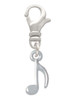 Mini Eighth Note Clip On Charm