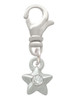 Mini Star with Clear Crystal Clip On Charm