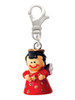 Resin Red Angel Holding Star Clip On Charm