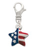 Mini USA Patriotic Star Clip On Charm
