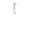 Small Elegant Infinity Sign Clip On Charm