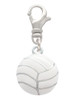 Large Volleyball Clip On Charm