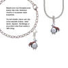Penguin with Scarf Clip On Charm