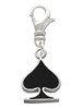 Card Suit - Spade Clip On Charm