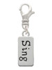 Sing Clip On Charm