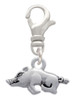 Antiqued Razorback Clip On Charm