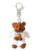 Resin Angel Bear Clip On Charm