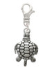 Antiqued Sea Turtle Clip On Charm