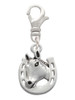 Horsehead with Horseshoe Clip On Charm