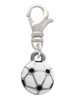 Mini Soccer ball - Two Sided - Clip On Charm