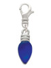 Christmas Lights - Blue Resin Clip On Charm